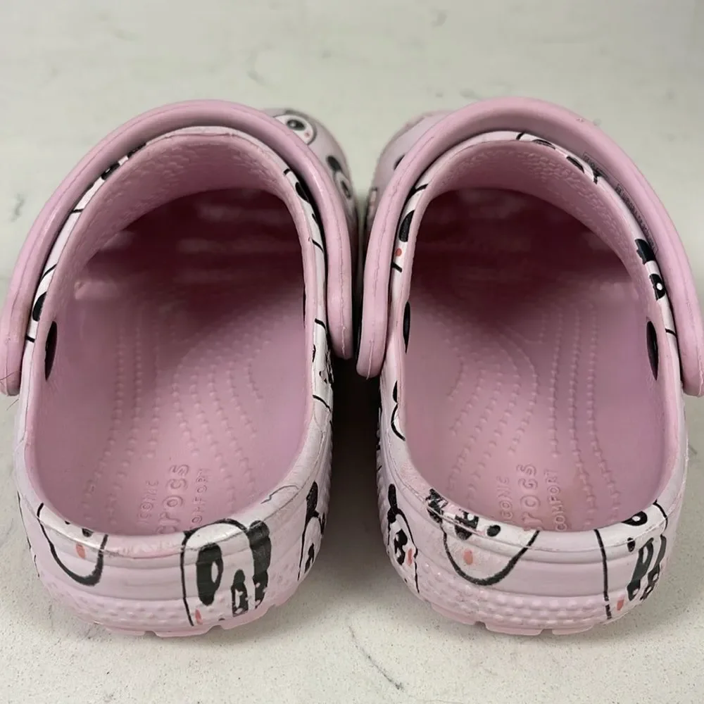 Crocs Childrens/Kids Classic Panda Clogs (Blush Pink) Size 8 Toddler